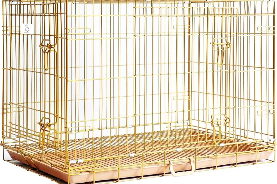 Ultimate Comfort: HOMEY PET 36" Copper Gold Dog Crate Review