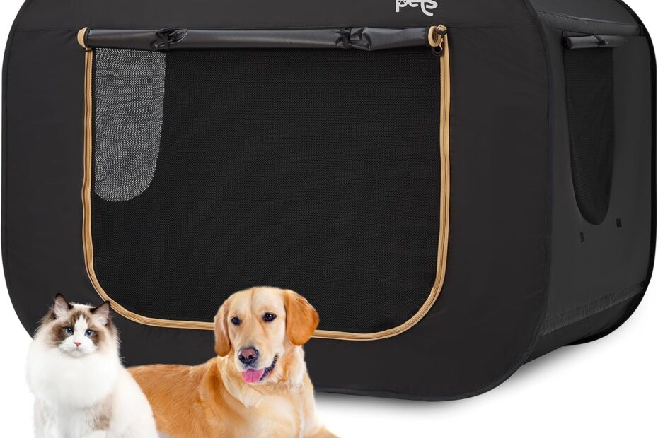 Ultimate Comfort: KingCamp XXL Dog Crate Review for Every Adventure!