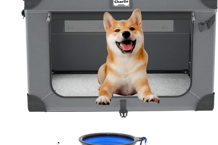 Ultimate Comfort on the Go: Review of the 30 Inch Collapsible Dog Crate