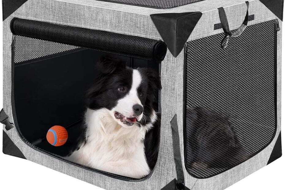 Ultimate Comfort: Review of the Collapsible Soft Travel Dog Crate for Large Dogs