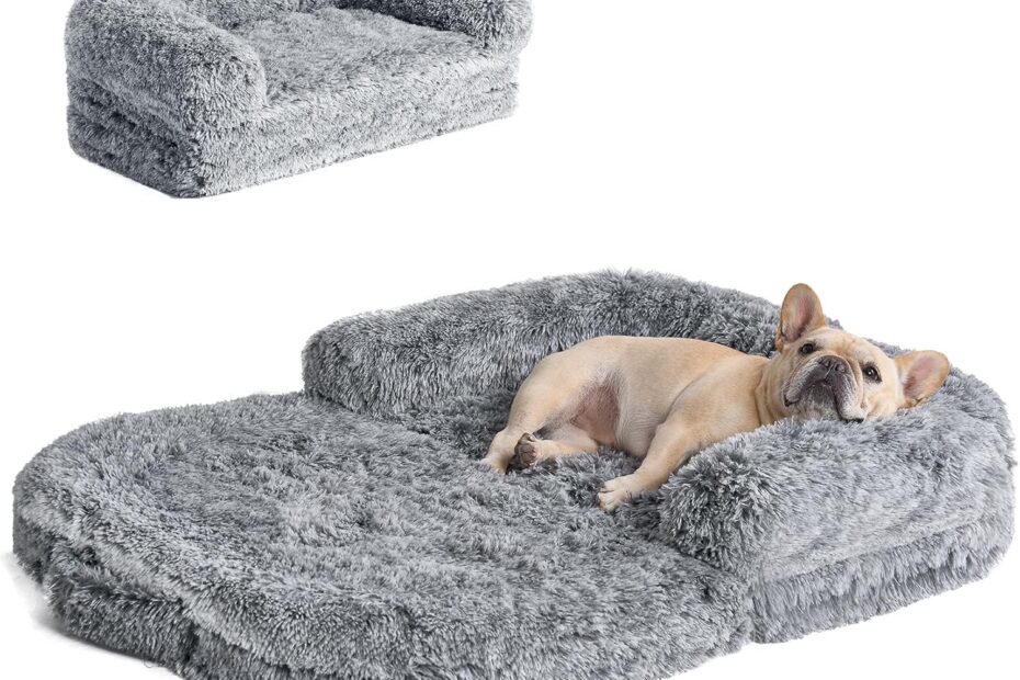 Ultimate Comfort: Review of the EHEYCIGA Foldable Faux Fur Dog Bed