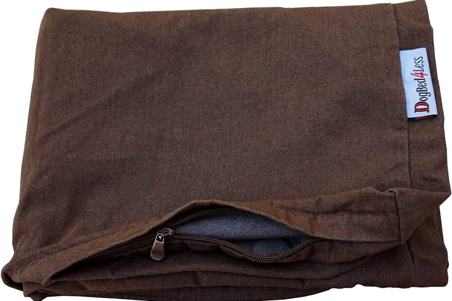 Ultimate Comfort: Review of the Heavy Duty Chocolate Brown Denim Dog Bed Replacement Cover