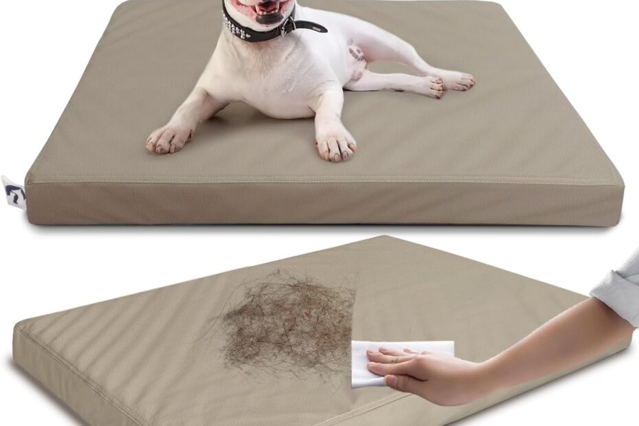 Ultimate Comfort: Review of the Outdoor Faux Leather Medium Dog Bed