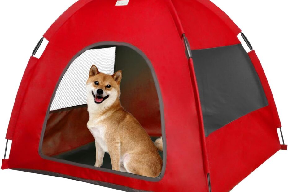 Ultimate Comfort: Review of the Red Waterproof Tent House for Small Pets