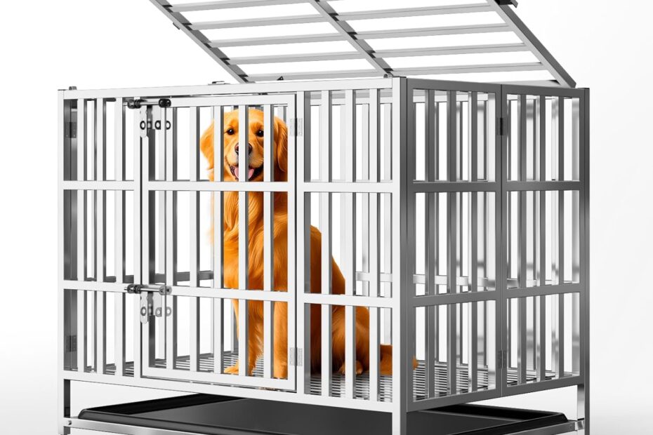 Ultimate Comfort: The 37" Heavy Duty Dog Crate for Large Dogs Reviewed!