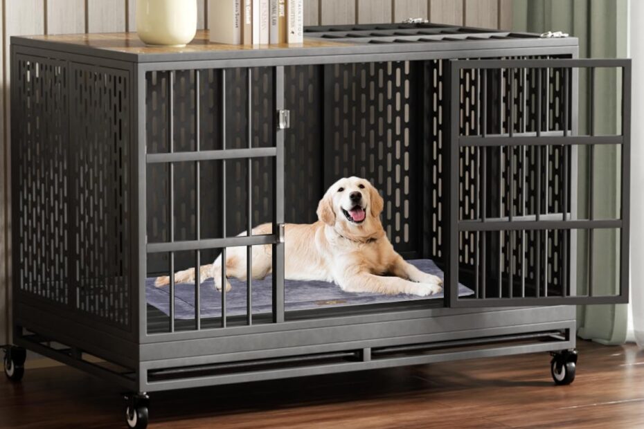 Ultimate Comfort: The Heavy Duty Dog Crate That Stands the Test of Time!