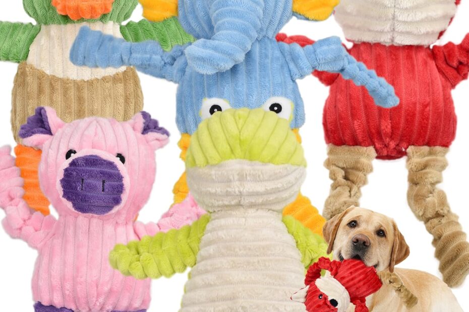 Ultimate Dog Playtime: Review of the 5 Pack Tough Plush Squeaky Toys!