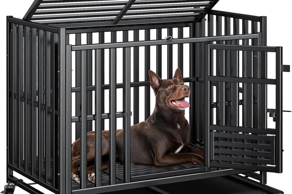 Ultimate Heavy Duty Dog Crate: The Indestructible Solution for Large Dogs!