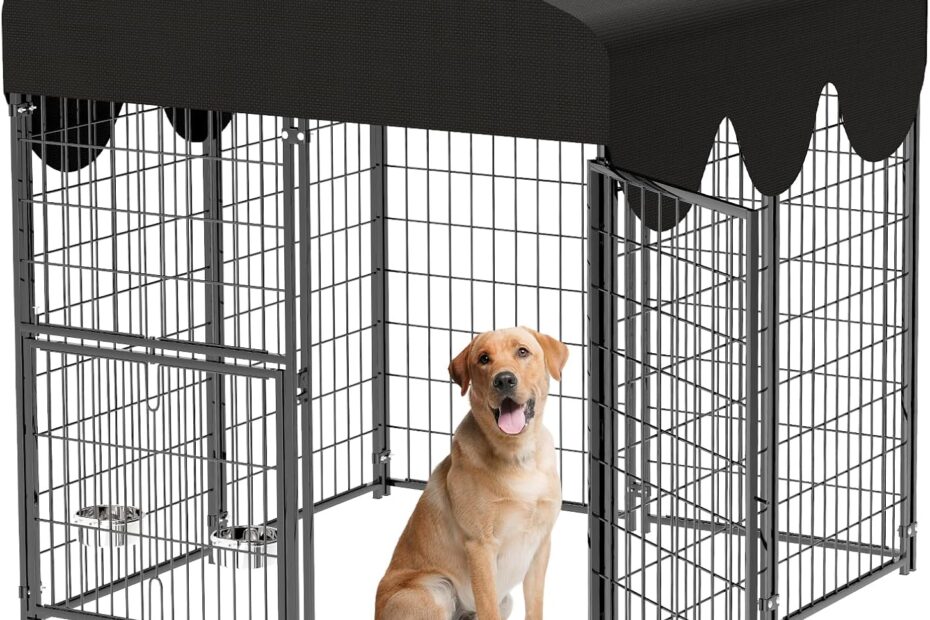 Ultimate Outdoor Dog Kennel: Heavy Duty, Adjustable & Waterproof!