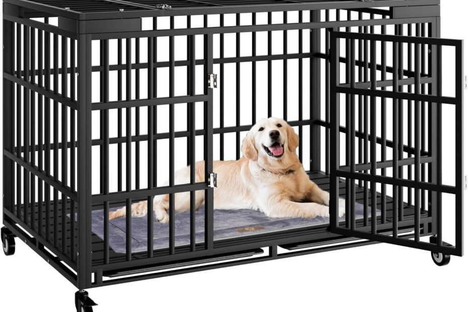 Unbreakable Comfort: The 54" Heavy Duty Escape-Proof Dog Crate Review