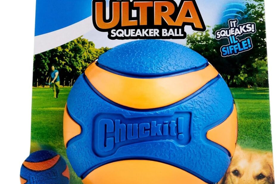 Unleash Fun: The Chuckit Ultra Squeaker Dog Ball Review for Big Dogs!