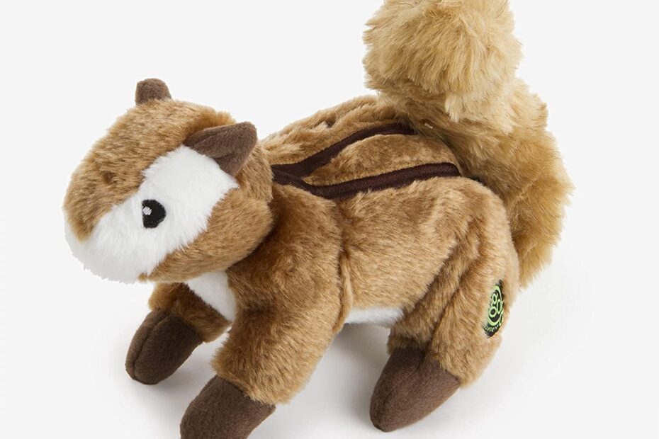 Unleash the Fun: A Review of the goDog Wildlife Chipmunk Squeaky Plush Dog Toy