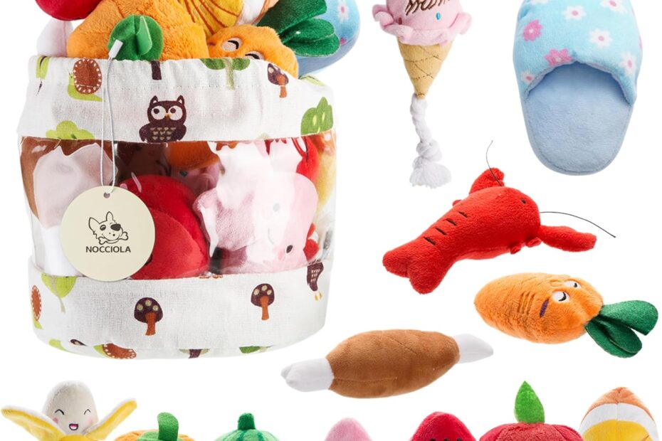 Unleash the Fun: Nocciola Dog Squeaky Toys Review for Happy Pups!