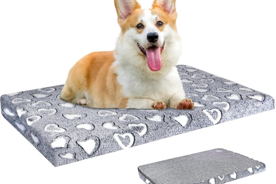 VANKEAN Reversible Dog Crate Mat: The Ultimate Stylish Comfort for Your Pup!