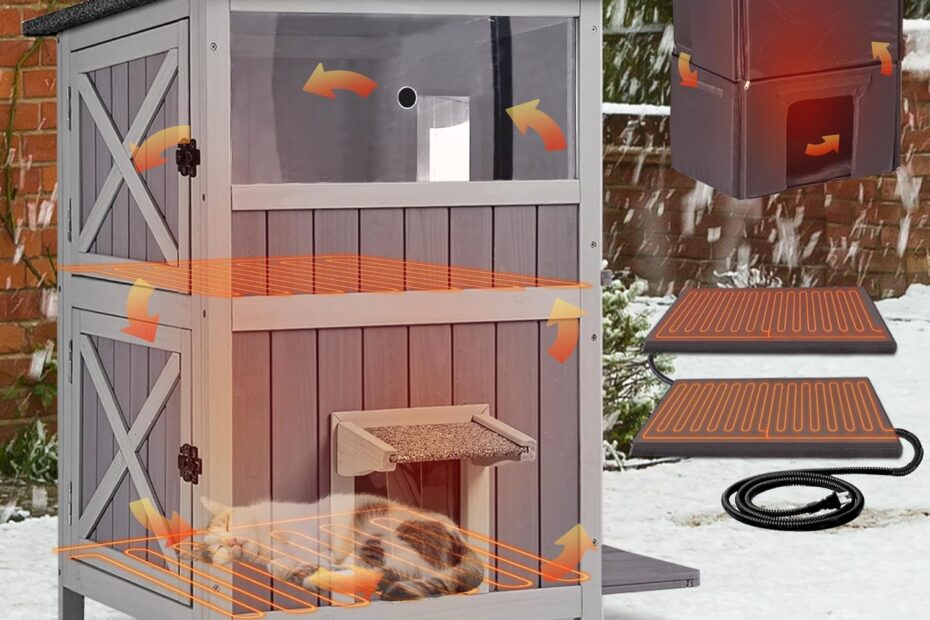 Warm & Cozy: GUTINNEEN 2-Story Heated Cat House Review