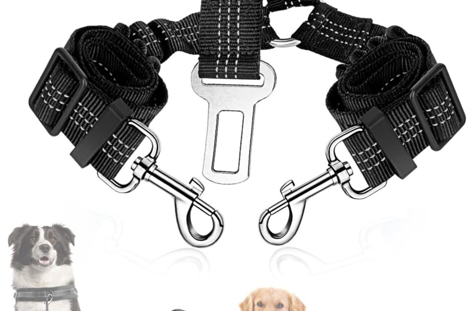 Buckle Up for Safety: The SlowTon Dog Seat Belt Review!
