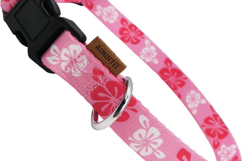 Chic Comfort: Review of the Hawaiian Pink Floral Dog Collar