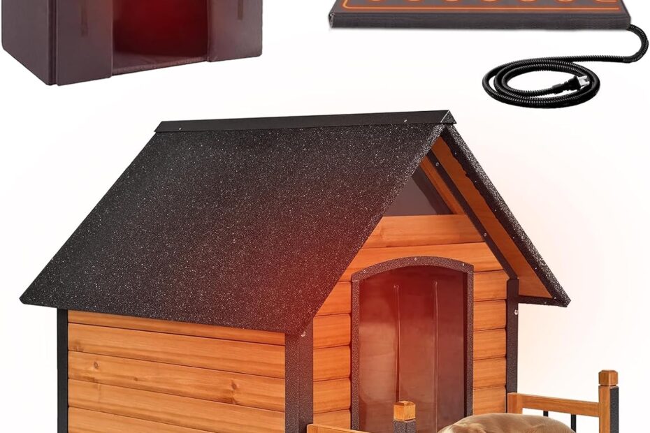 Cozy Comfort: A Review of the GUTINNEEN Heated Dog House for Ultimate Outdoor Protection