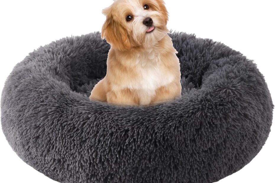 Cozy Comfort: Review of the Calming Anti-Anxiety Round Pet Bed for Small Dogs and Cats