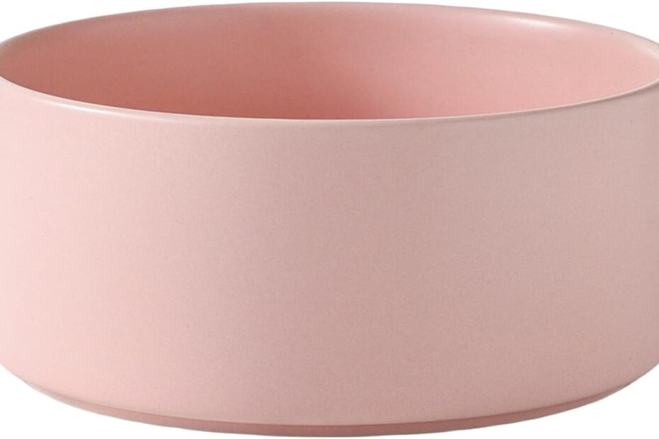 Discover the Perfect Pink Ceramic Dog Bowl for Your Furry Friends!