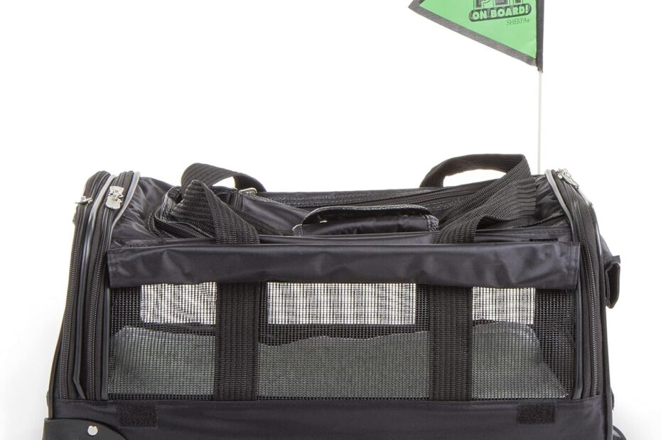 Discover the Sherpa on Wheels: The Ultimate Pet Carrier for Comfort and Convenience!
