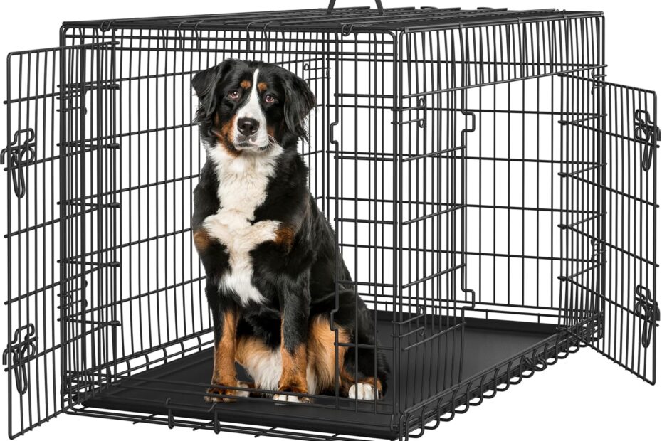 Discover the Ultimate Yaheetech Dog Crate: Perfect for Puppies & Large Dogs!