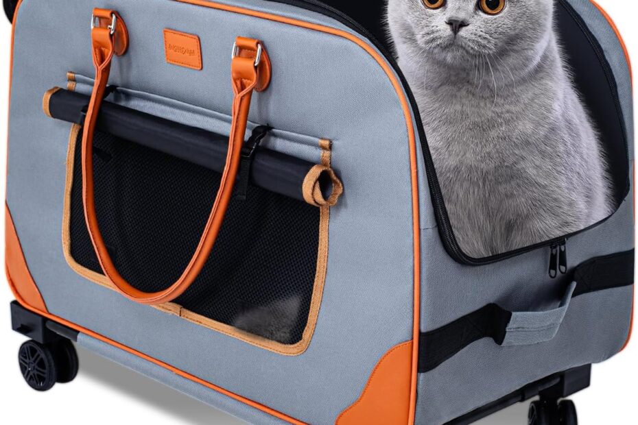 Effortless Travel: Review of the Large Cat Carrier with Wheels for Pets Up to 38 lbs