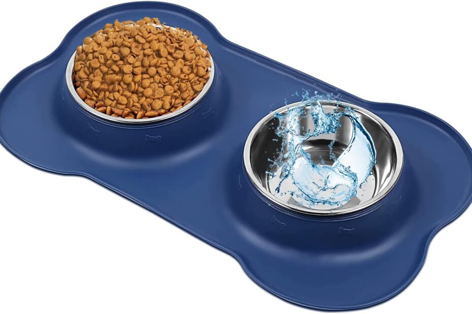 Elevate Mealtime: AsFrost Non-Slip Stainless Steel Dog Food & Water Bowl Set Review