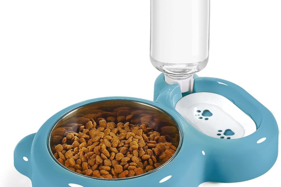 Elevate Mealtime: Review of the Ultimate Cat & Dog Bowl Set with Dispenser