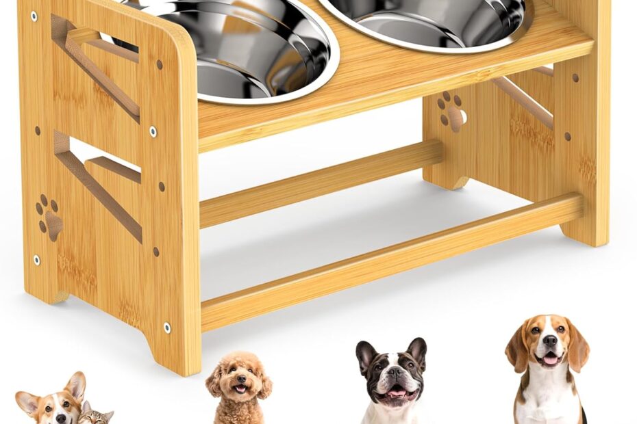 Elevate Mealtime: The Ultimate Adjustable Dog Bowl Stand Review