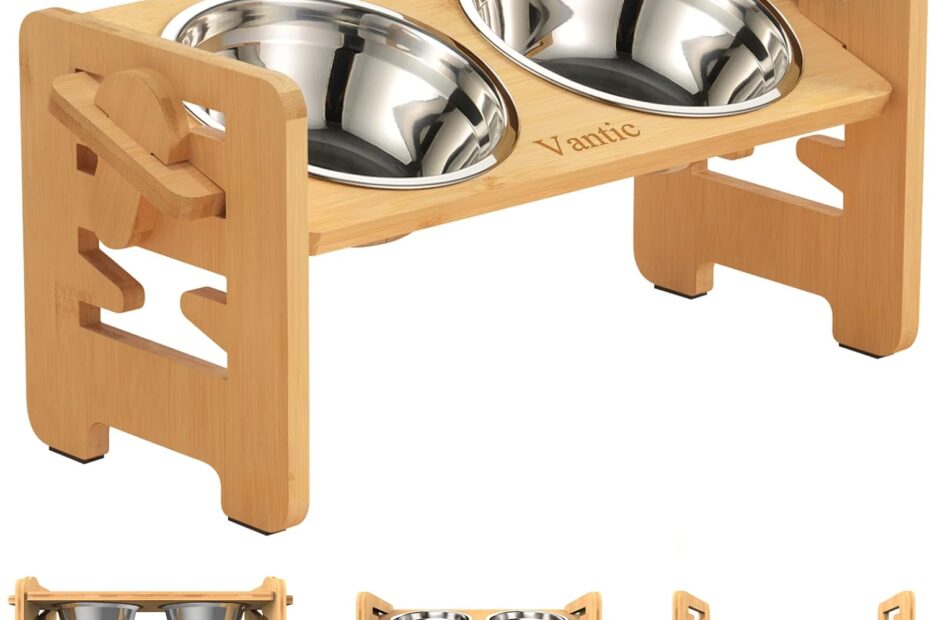 Elevate Mealtime: Vantic Adjustable Dog Bowls Review