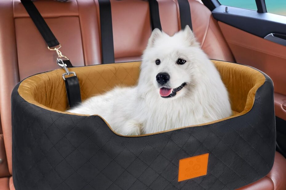 Elevate Your Dog's Travel Game: The Ultimate Car Seat for Medium & Large Pups!