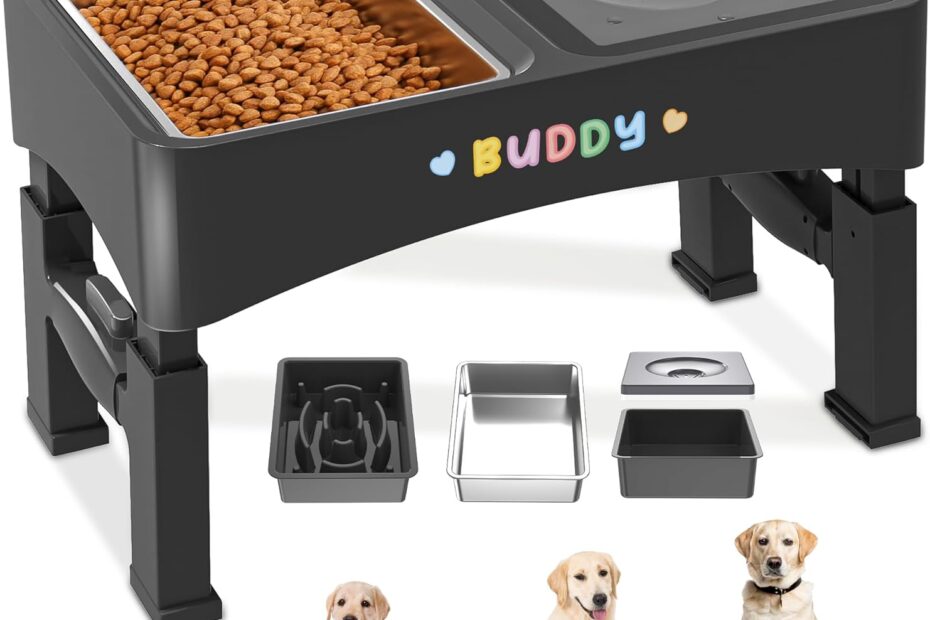 Elevate Your Pet's Dining Experience: A Review of Decflow 3-in-1 Adjustable Dog Bowls