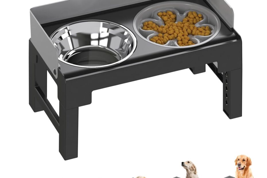Elevate Your Pet's Dining Experience: PAKEWAY Adjustable Dog Bowls Review