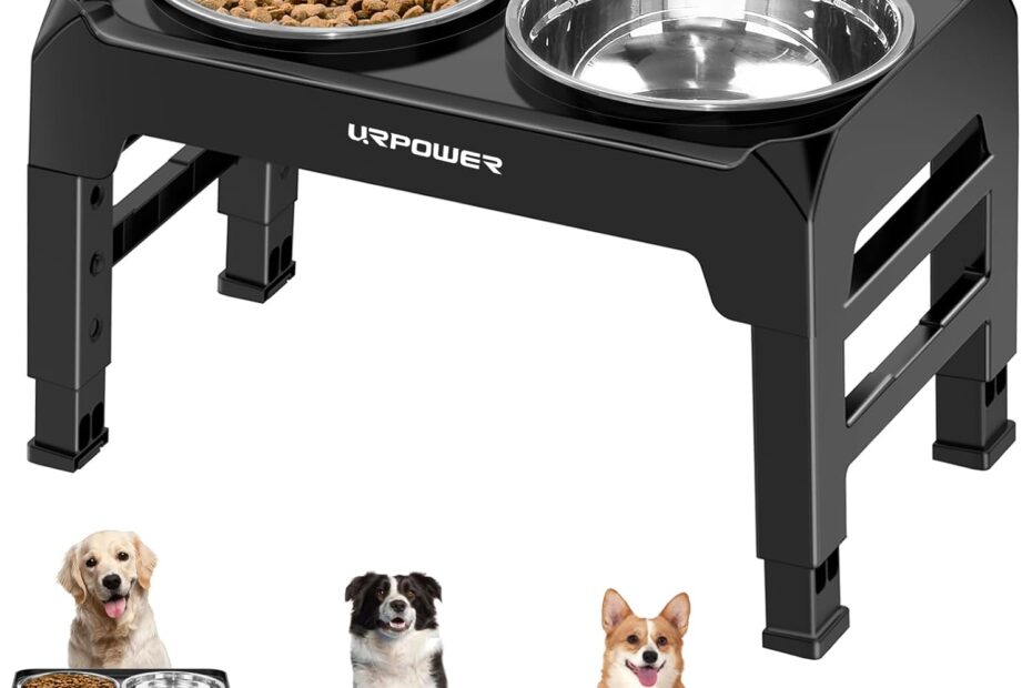 Elevate Your Pet's Dining Experience: URPOWER Adjustable Dog Bowls Reviewed!