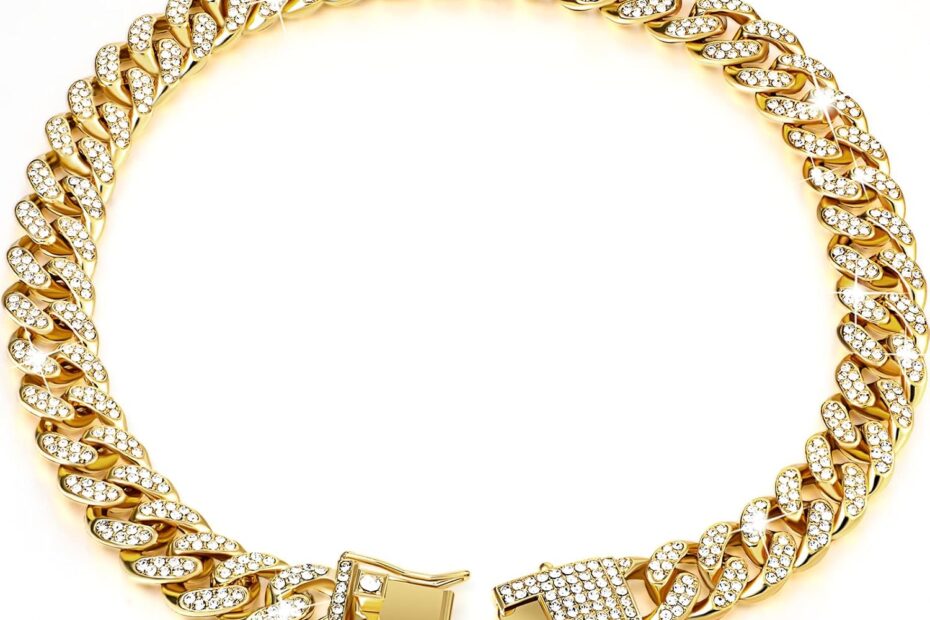 Elevate Your Pet's Style: Tallew Gold Dog Chain Diamond Collar Review