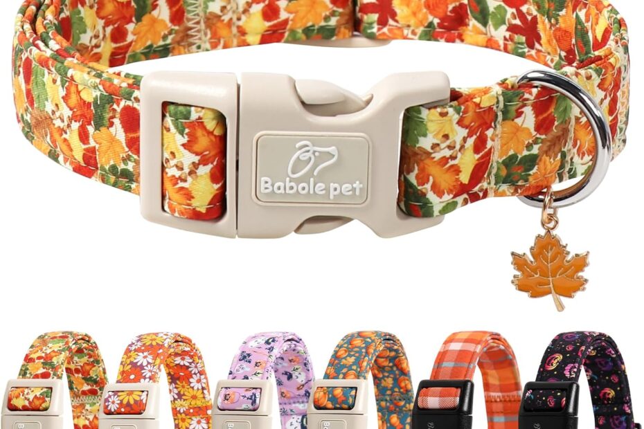 Embrace Autumn with the Adorable Fall Dog Collar – Perfect for Dogs of All Sizes!