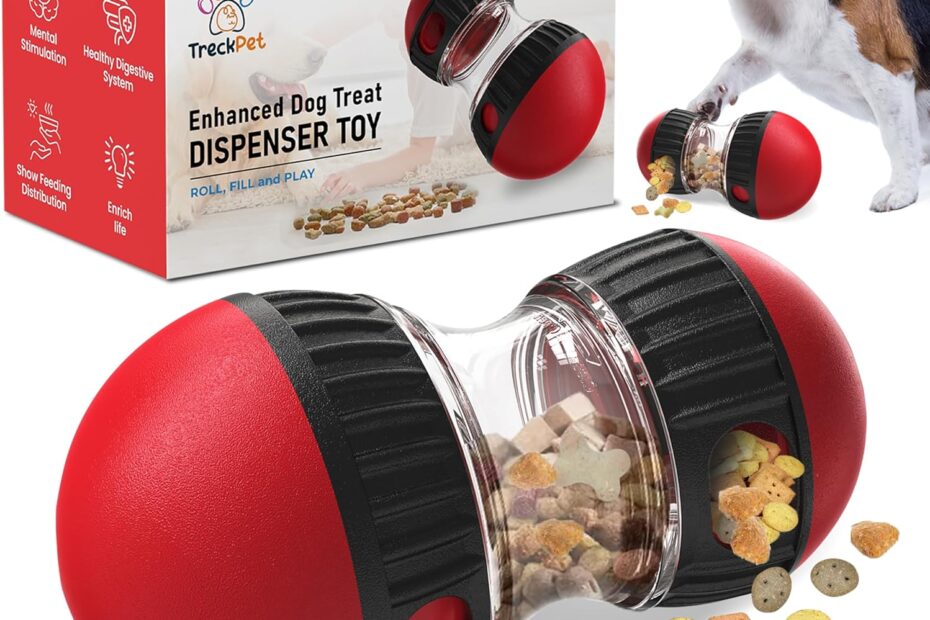 Engage and Entertain: The Ultimate Treat Dispensing Dog Toy for Smart Pups!