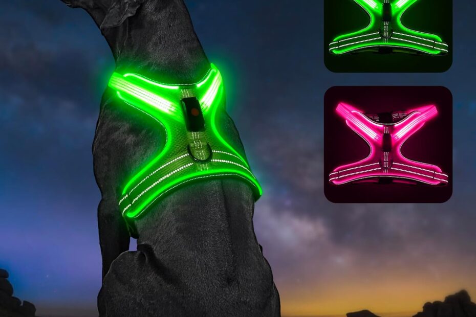 Illuminate Your Walks: The Best LED Dog Harness for Safety and Comfort