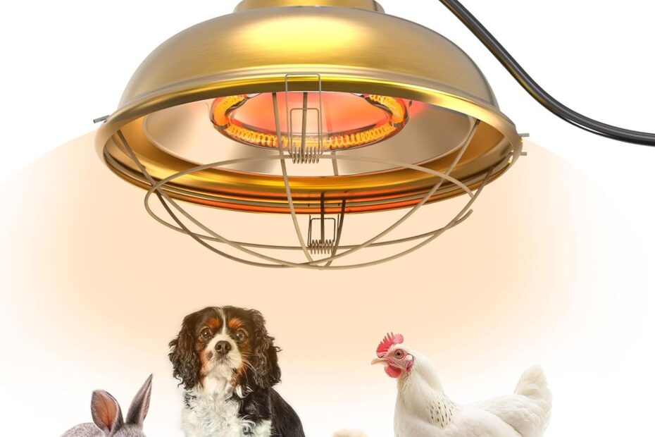 Keep Your Flock Cozy: The 300 Watt Heat Lamp Review for Chicken Coops