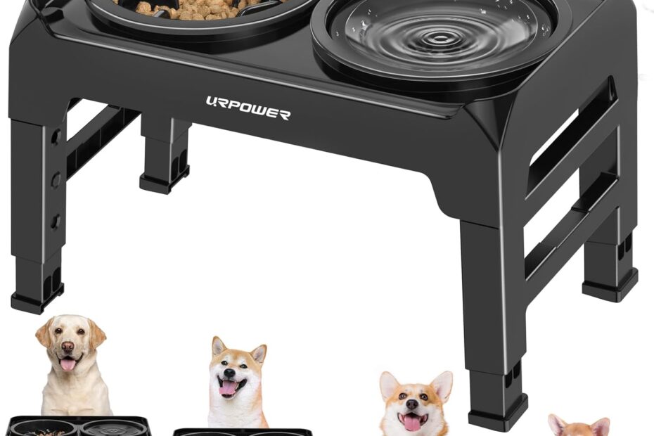 Say Goodbye to Mess: URPOWER 2-in-1 Elevated Dog Bowls Review
