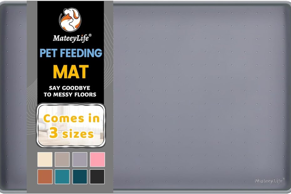 Say Goodbye to Messy Meals: Review of the MateeyLife Silicone Cat & Dog Food Mat