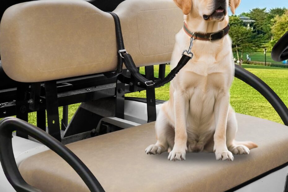 Secure Your Furry Friend: The Ultimate Dog Seat Belt Harness for Golf Carts