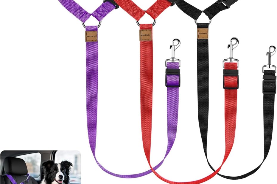 Secure Your Pup: The Ultimate 3 Pack Dog Seat Belt Review!