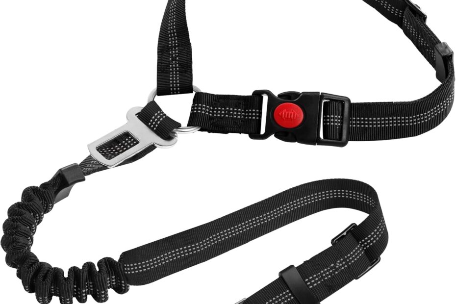Secure Your Pup: The Ultimate 3-in-1 Adjustable Dog Car Seat Belt Review