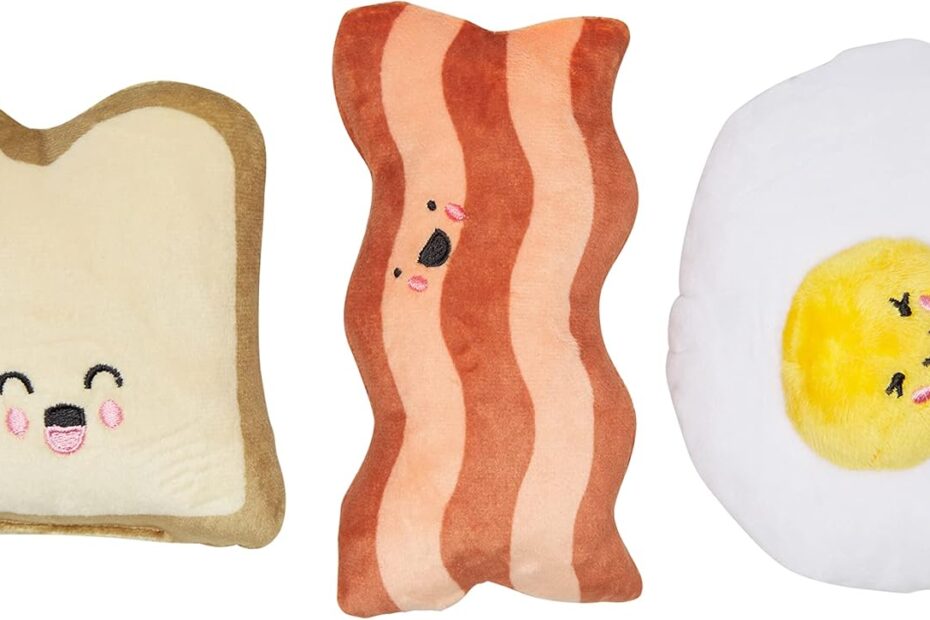 Start Your Pup's Day With Pearhead Barkfast: The Must-Have Plush Breakfast Toy Set!