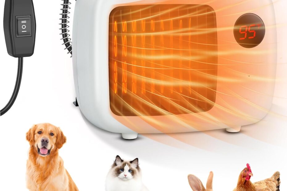 Stay Cozy: FHTONGE Thermostatic Outdoor Dog House Heater Review