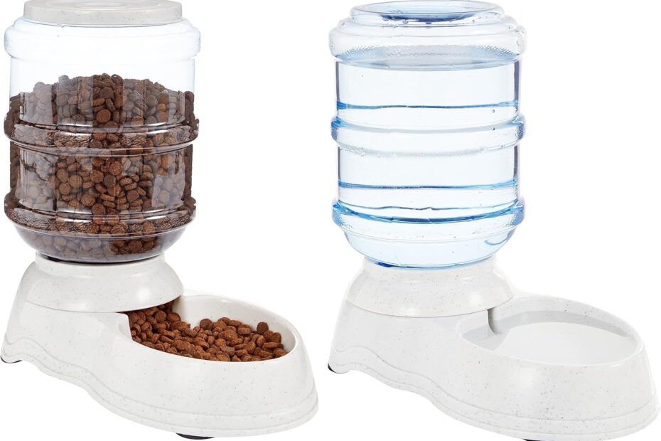 Stay Hydrated: Review of the Amazon Basics Automatic Pet Water Dispenser & Feeder Set