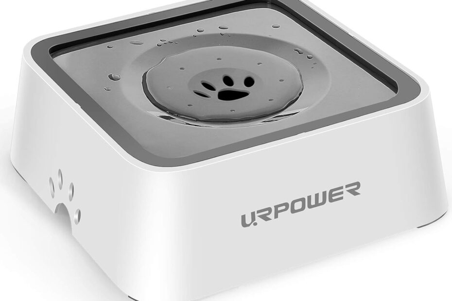 Stay Mess-Free with the URPOWER 2.5L Dog Water Bowl: The Ultimate Solution for Splashy Drinkers!