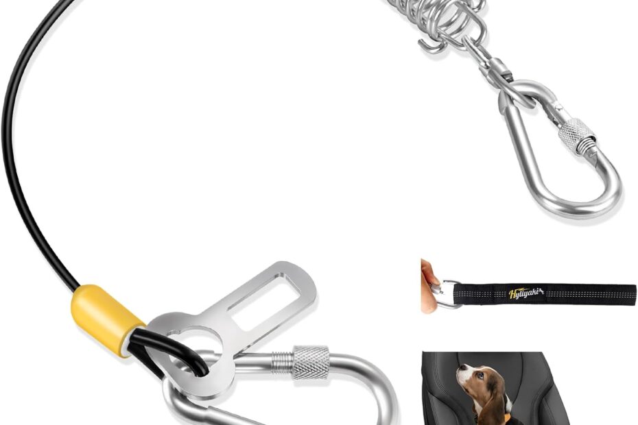 Stay Safe on the Road: HYLIYAKI 5-in-1 Dog Seat Belt Harness Review